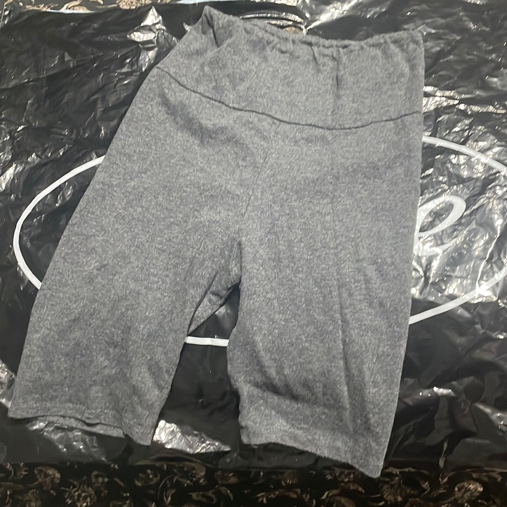 Grey biker shorts